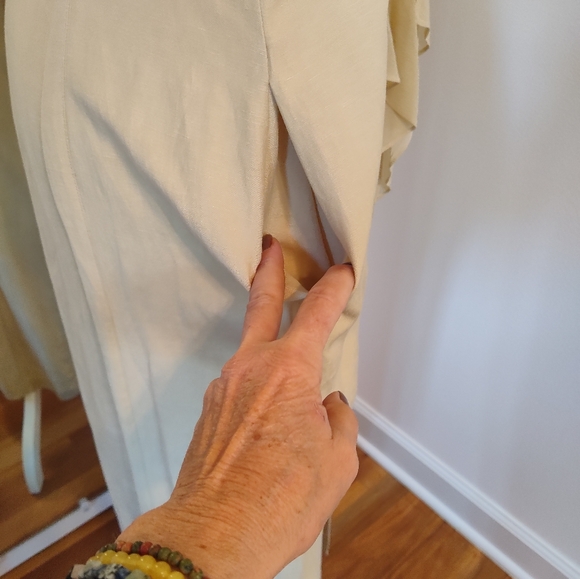 Vintage nwot The Limited silk and linen long sheath dress/duster - Picture 13 of 14